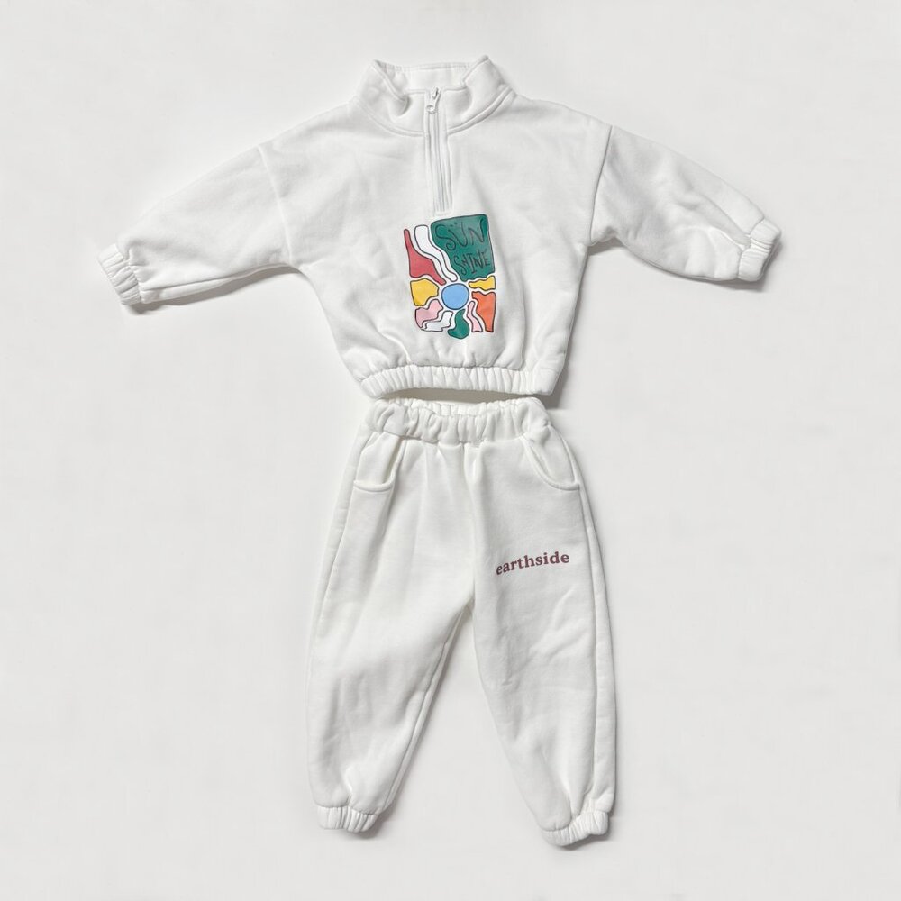 White Toddler Sweatsuit